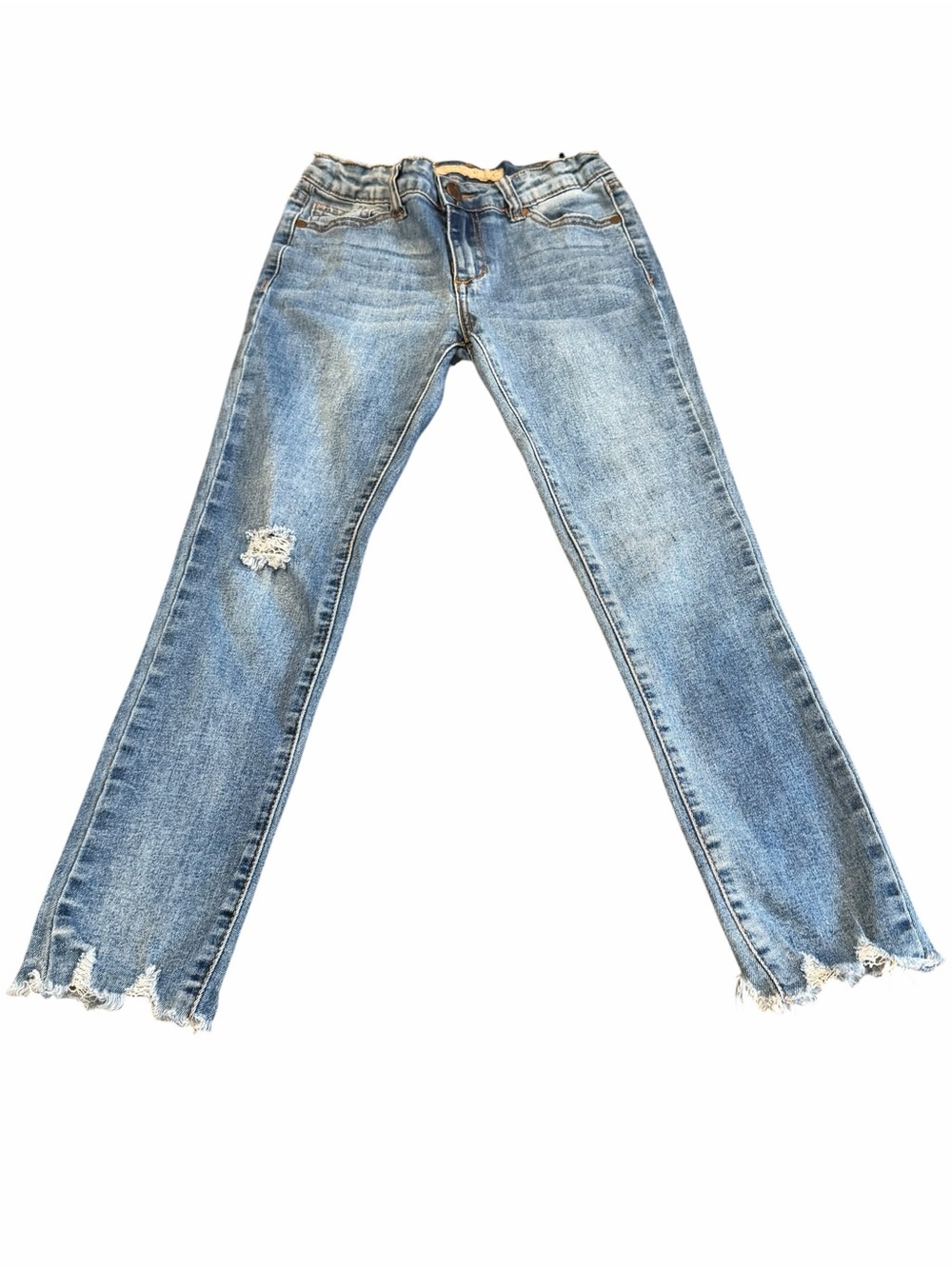 Joe's Jeans, Light Blue Distressed Girl’s Skinny Jeans, Size 10